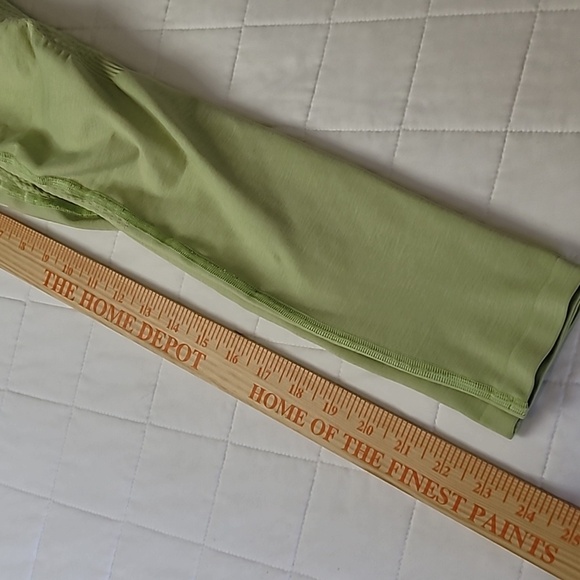 Neon Green Alphalete Workout Leggings A0025 - Picture 8 of 9